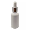Meliars Gotero 30 Ml Frasco Blanco Con Bulbo Plata Blanco