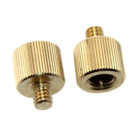 CAMVATE 3/8" -16 Female to 1/4"-20 Male Tripod Thread Reducer Adapter for Tripod(2 Pieses) - 1233