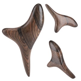 Vietnam Scented Wood Thai Traditional Reflexology Hand Foot Massage Tool Wing Shape Massager Wooden Spa Therapy Tool