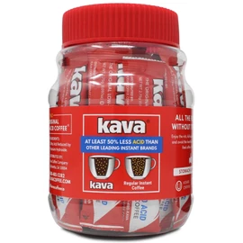 Kava Low Acid Instant Coffee Single Serve Stick Packets, 20 Count (Pack of 3)