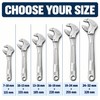7-10mm Self-Adjusting Ratchet Wrench with Crab Claw Jaw and 30°