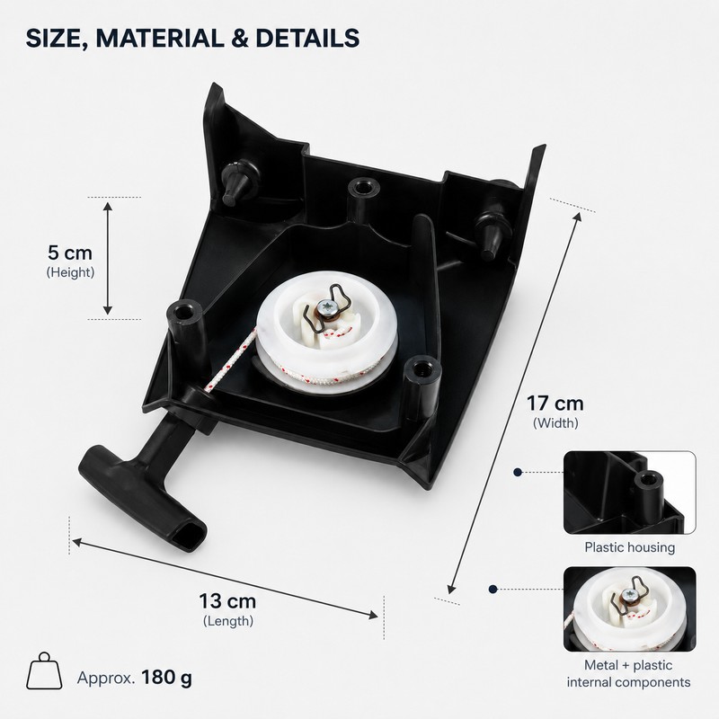 Recoil Pull Starter Assembly for Leaf Blowers – Compatible Replacement