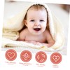 SUPVOX 10pcs Cotton Towels Soft Absorbent Saliva Towels for Newborns