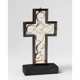 Unity Cross® Metallic Copper & Ivory; Unity Candle Unity Sand Elegant Rustic Alternative