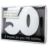 Royal County Products Ltd Happy 50th Birthday Wooden Freestanding Signature