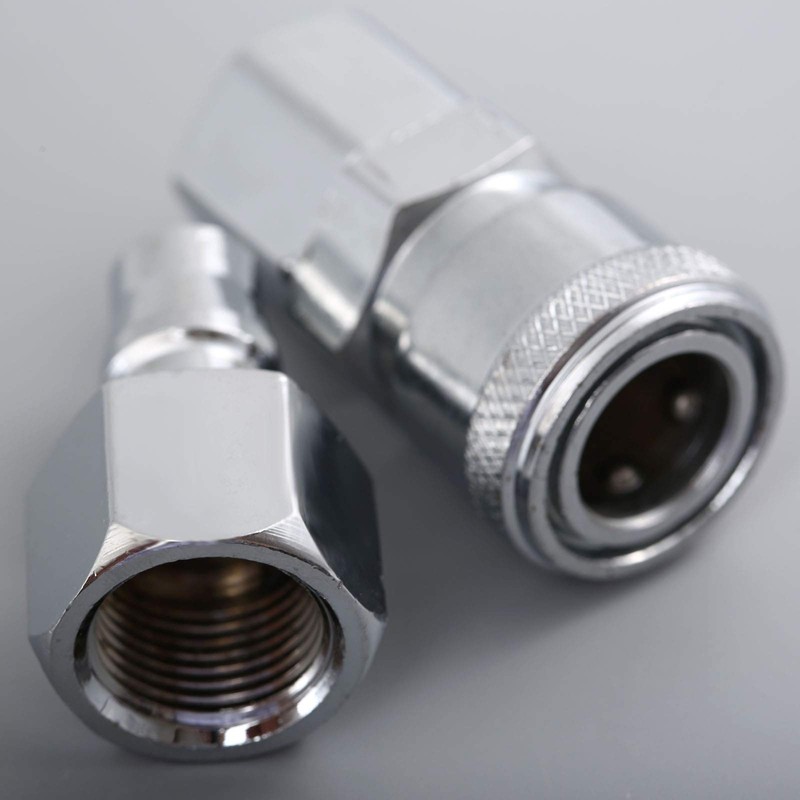 Air Line Hose Fittings 3/8" BSP Female Thread Quick Release