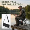 STRAODTIC Lightweight Extra Tall Folding Camping Stools for Adults, 2