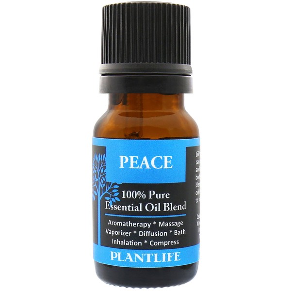 Plantlife, 100% Pure High Grade Quality Essential Oil Blend, Peace, 10 Milliliter