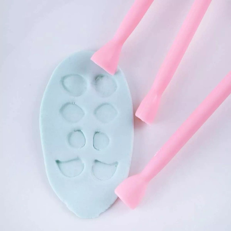 Lecute 2 Moldes Fondant Tallar Masa Reposteria Decoracion Detallar