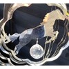 Stainless Steel Wind Spinner - 3D Mobile - Leaping Horse