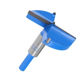 TOP-VIGOR 70mm Forstner Drill Bit, Tungsten Carbide Wood Auger Drill Bit Hole Saw Opener for Woodworking Hinge Hole Drilling Boring Bit Cutter Blue