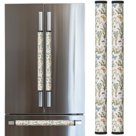 LORTURE Refrigerator Handle Covers, Set of 2 (Spring)