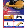 Punmew Trailer Wheel Lock 2 Pack Heavy-Duty Adjustable Anti-Theft Trailer