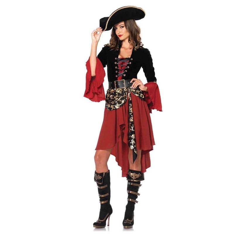 LEG AVENUE 85214 - Cruel Seas Captain Kostüm Set, 2-teilig,