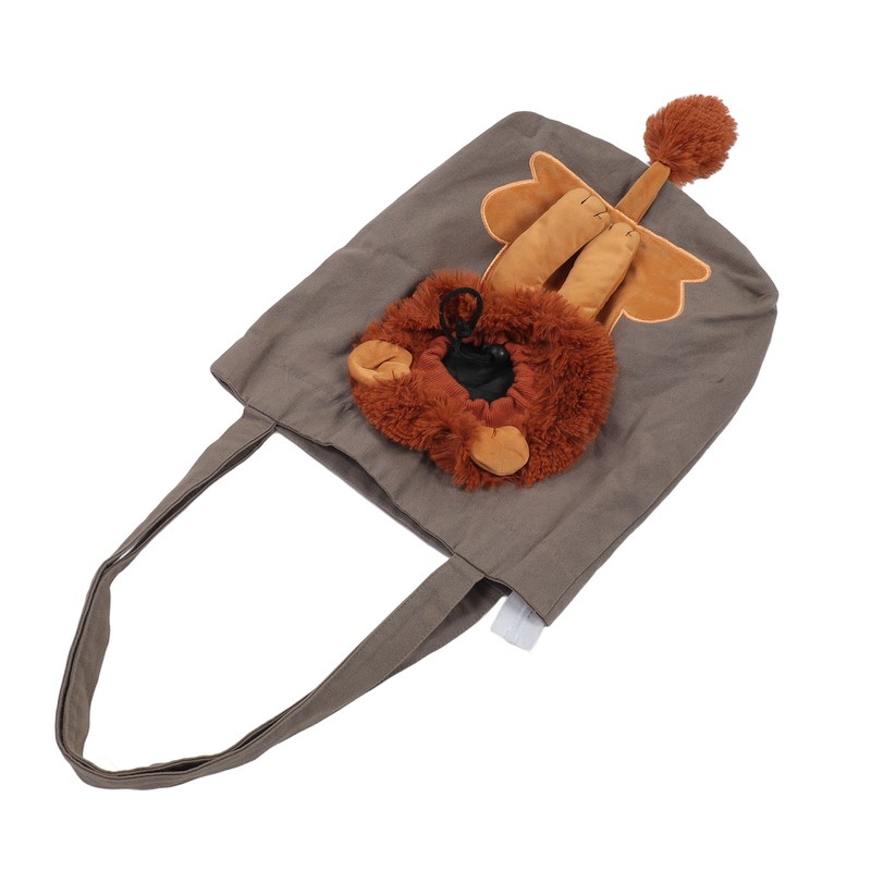 Pet Canvas Shoulder Bag Breathable Portable Pet Outing Shoulder Bag