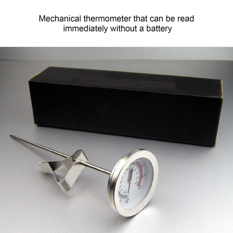 MUNEFE Stainless Steel Mechanical Cooking Thermometer, 20°C~280°C for Food BBQ