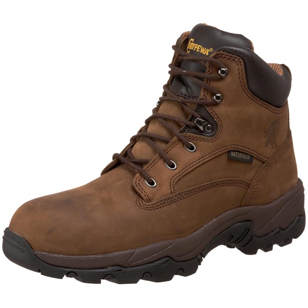 Chippewa Men's 6" Waterproof Comp Toe 55161 Lace Up Boot,Apache,12