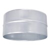Proper Tools Ventilation Ducts, Connector Pipe, Joiner - 160mm- Galvanised-