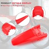 M MATI Red Plastic Mud Guard for 2004-2008 Honda CRF80F