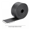 sourcing map Neoprene Rubber Sheet Rolls 3mm(T) x60mm(W) x2m(L), Solid