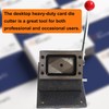 HQHAOTWU Manual Card Cutter Manual PVC Business Card Cutter All