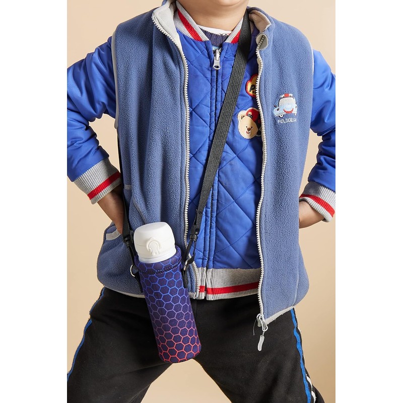 UOQCDQ 水筒カバー 水筒カバー ショルダーのみ 500ml~600ml用 独自の縫製技術を採用し、子供向けに設計された柄です、お子様に気に入ってもらえると嬉しいです