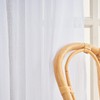 CUTEWIND Curtains with Eyelets Living Room Semi-Transparent Voile Polyester Eyelet