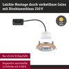 Paulmann 92240 EBL Set Lanati Coin Swivelling LED 1 x