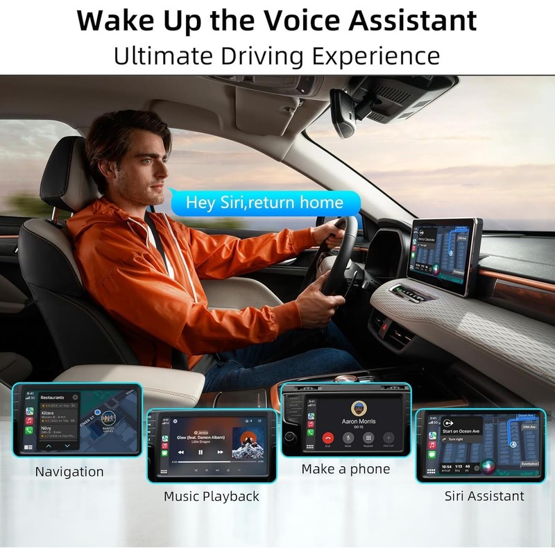 Quanlex Wireless Carplay Adapter and Android Auto Wireless Adapter,2024 Newest
