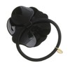 Vingtaine H7071-BK- Enamel Camellia Hair Elastic Elegant Flower Date Flower