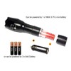 WAYLLSHINE (Pack of 2) One Mode Red Light Flashlight, Single