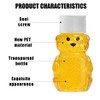 12 Sets 2oz Honey Bottles, Bear Shape Clear Empty Honey