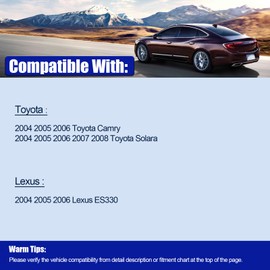 LCWRGS 10pcs Front Suspension Kit Compatible with 2004-2006 Toyota Camry, 2004-2008 Solara, 2004-2006 Lexus ES330, 2 Lower Control Arms 2 Ball Joints 4 Inner & Outer Tie Rods 2 Boots