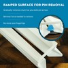Pin Clutch Remover Tool for Rubber Backing Clutches on Enamel