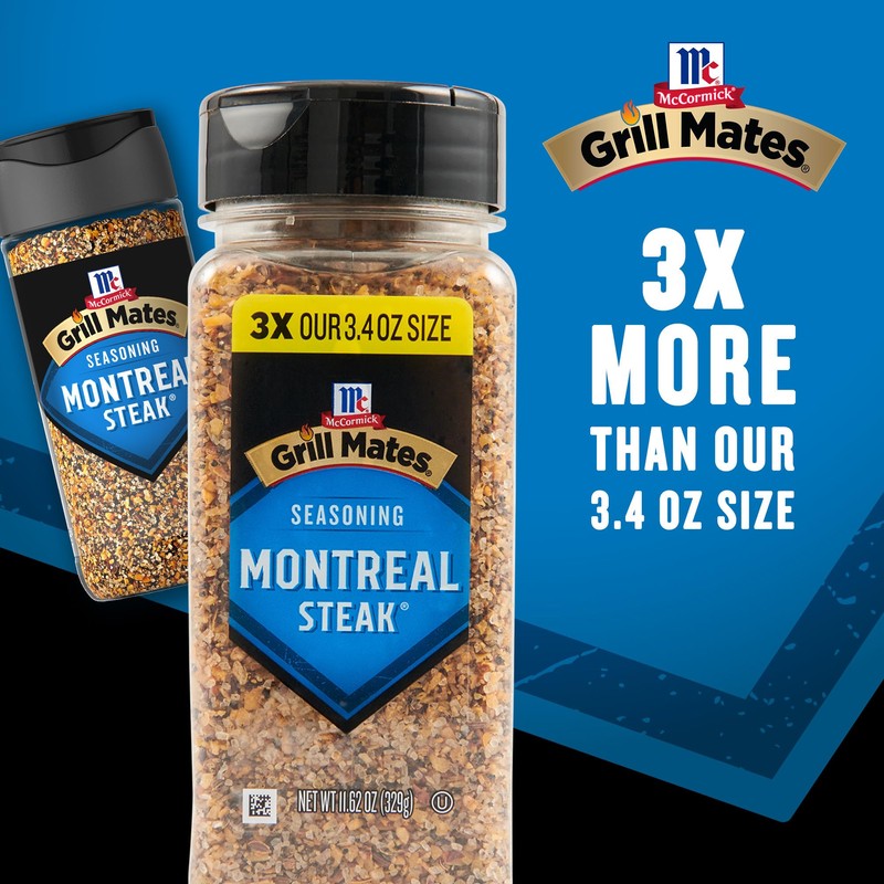 McCormick Grill Mates Montreal Steak Seasoning, 11.62 oz