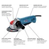 Bosch GWX10-45DE 4-1/2 In. X-LOCK Ergonomic Angle Grinder with No