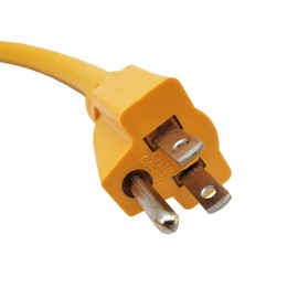 Parkworld 691968 Shore Power Adapter Cord Household 15A Male 5-15P to L5-30R RV/Camper/Marine 30A Female with Locking Ring (6FT)