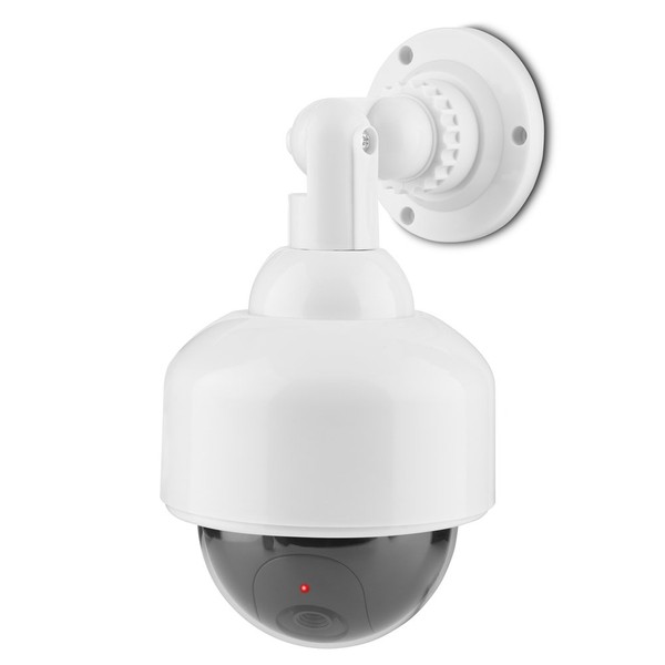Dummy Security Camera, Indoor Outdoor Fake Dome Dummy LED Surveillance