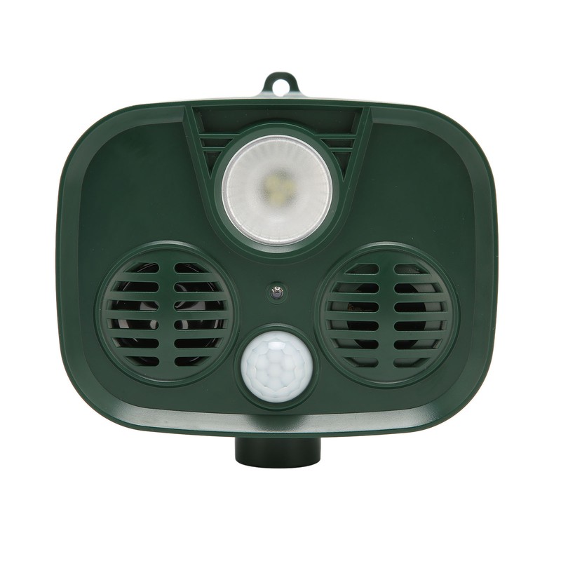 Ultrasonic Animal Repeller Solar Powered Motion Detection Animal Deterrent Device