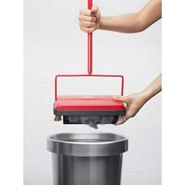 Fuller Brush 17052 Electrostatic Carpet & Floor Sweeper - 9" Cleaning Path - Lightweight - Ideal for Crumby Messes - Works On Carpets & Hard Floor Surfaces - Red