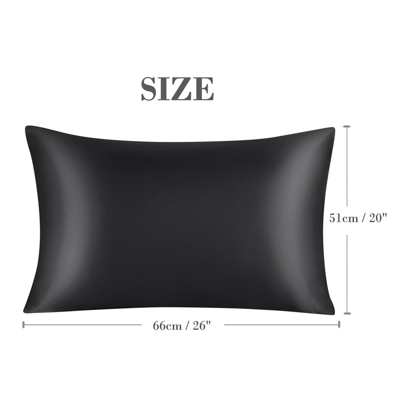 PiccoCasa Satin Pillowcase, Cool Envelope Style Pillowcase, Rayon, Cool to