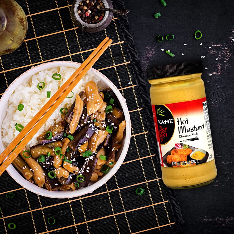 Ka'me Hot Peppered Mustard, 7.25 oz