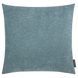 MAGMA Alfa Cushion Cover 50 x 50 cm - Petrol, Velvety Soft Cuddly Velour Look, Rectangular Cushion Cover for Living Room, Bedroom, Office and Guest Room, Washable