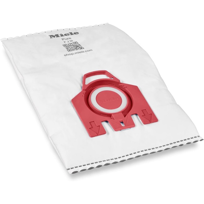 Miele 10123220 FJM Type Vacuum Bags, White