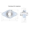 KBS Flange bearing UCFL 204