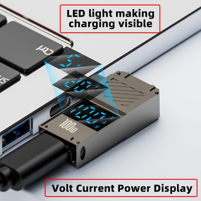 NFHK USB C to DC Adapter, USB-C Female to DC