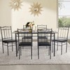 Dining Table Set for 6, Kitchen Table and Chairs for