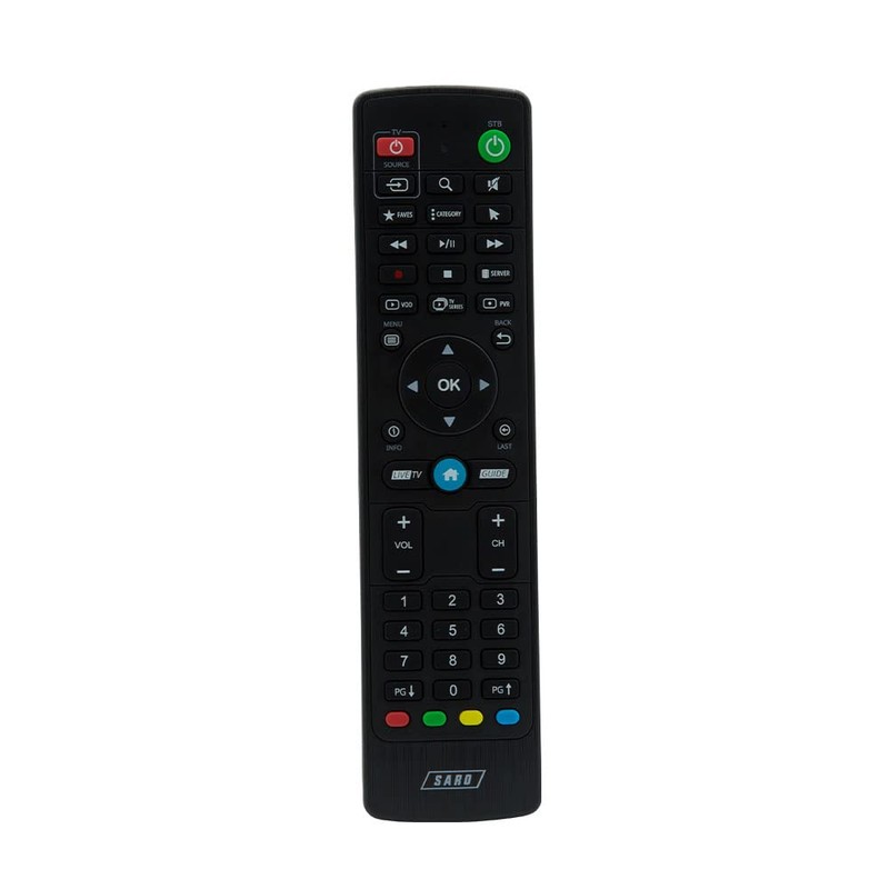 BuzzTV SARO GT5000 Pro Original Universal IR-100 Remote Control Compatible