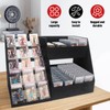 Trading Card Display Case Stand, 5-Tier Card Stands for Sports