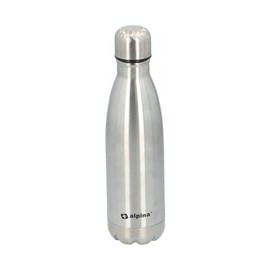 Alpina Thermos Flask 500 ml Silver Insulated Bottle Camping Accessories
